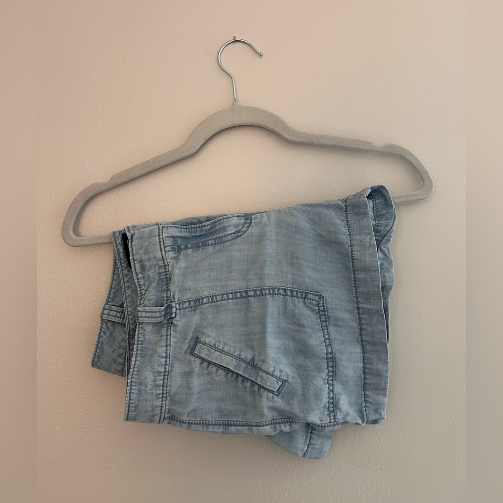 Soft Jean Mini Shorts